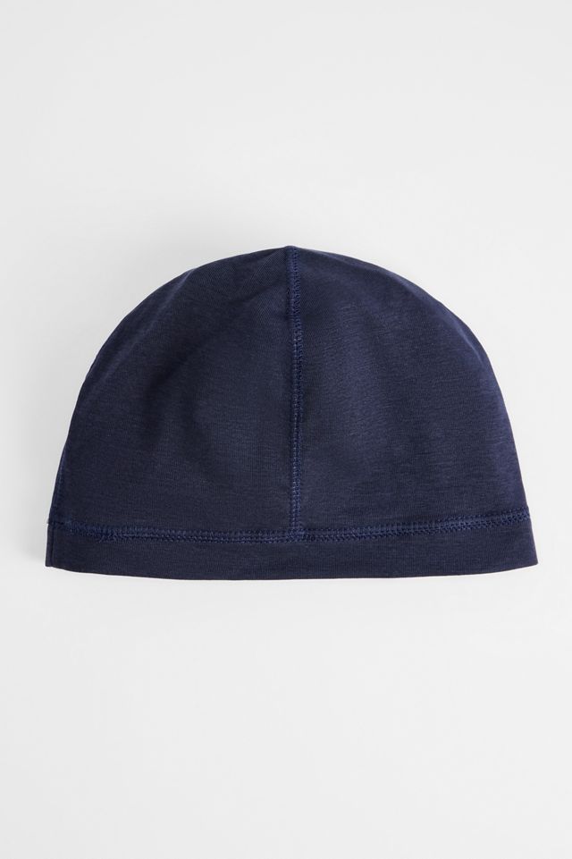 Bonnet en jersey bleu marine avec tête de mort iets frans... #2