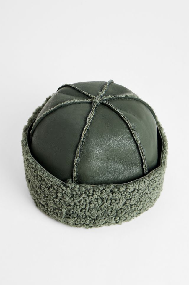 Cappello Docker in Finta Pelle Scamosciata UO #2