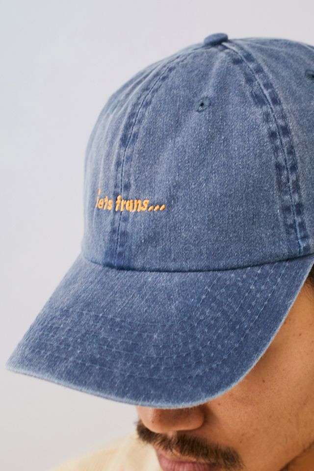 iets frans... Navy Washed Baseball Cap #1