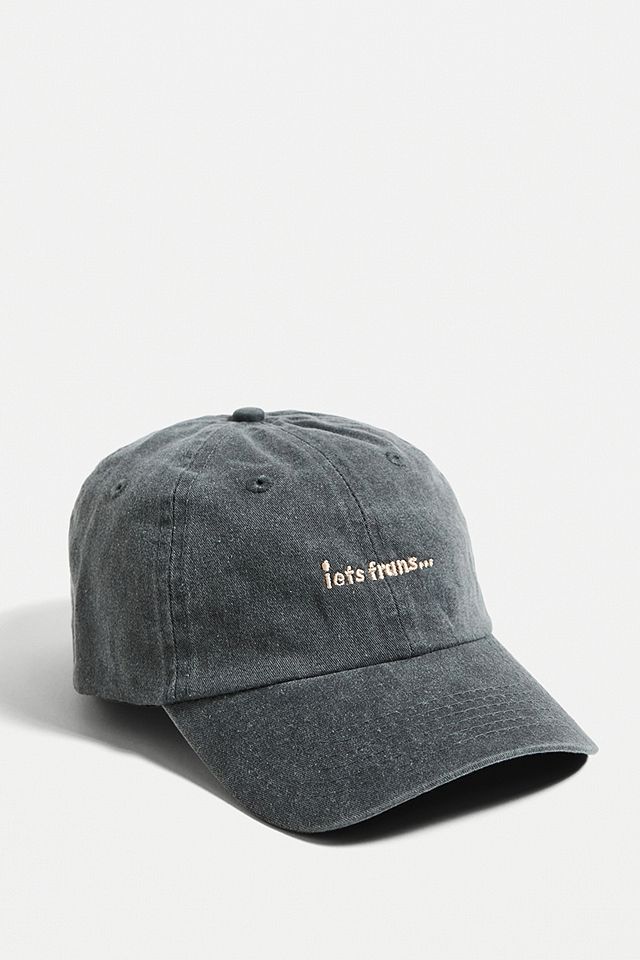 iets frans... Washed Black Baseball Cap | Urban Outfitters UK