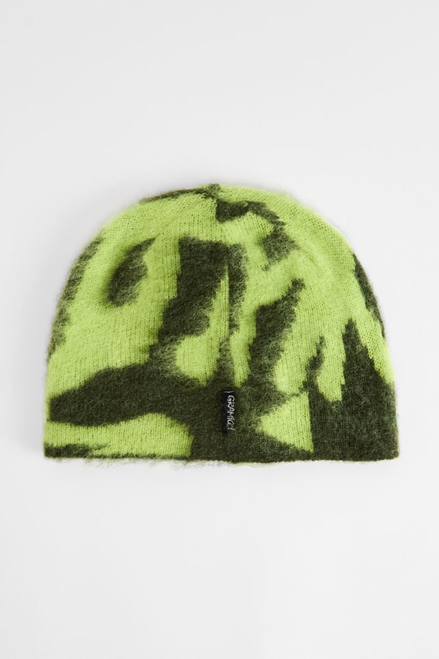 Bonnet mohair vert Gramicci Burly Runningman #2