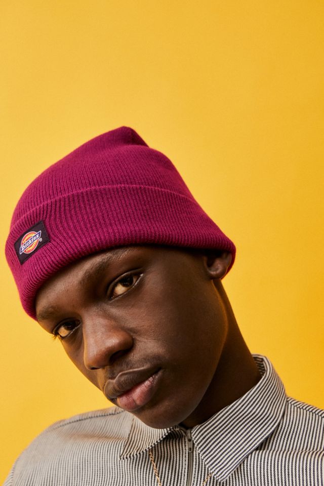 Pink store dickies beanie