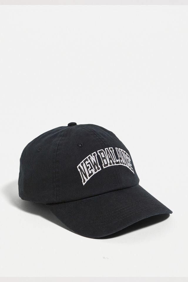 New Balance Black Embroidered Varsity Cap | Urban Outfitters UK display picture 1