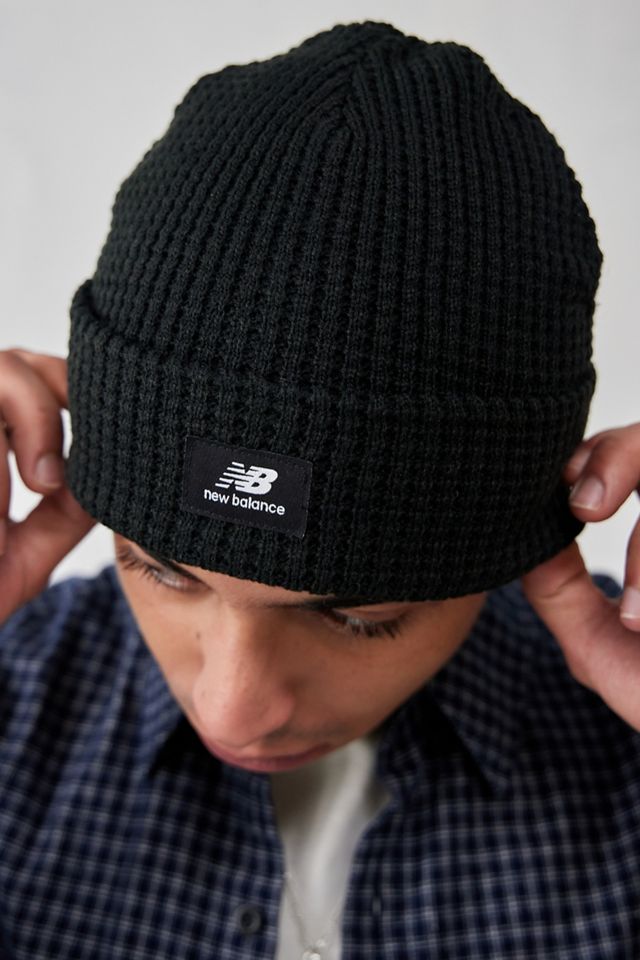New Balance Berretto nero Waffle-Knit  #1