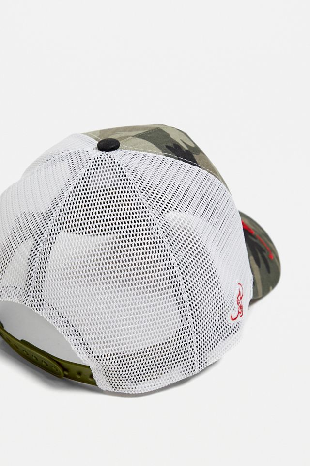 Ed Hardy - Casquette camionneur imprimé camouflage et tigre #3
