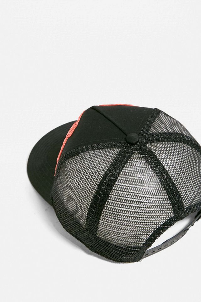 Ed Hardy Black Twillfront Mesh Trucker Hat #4