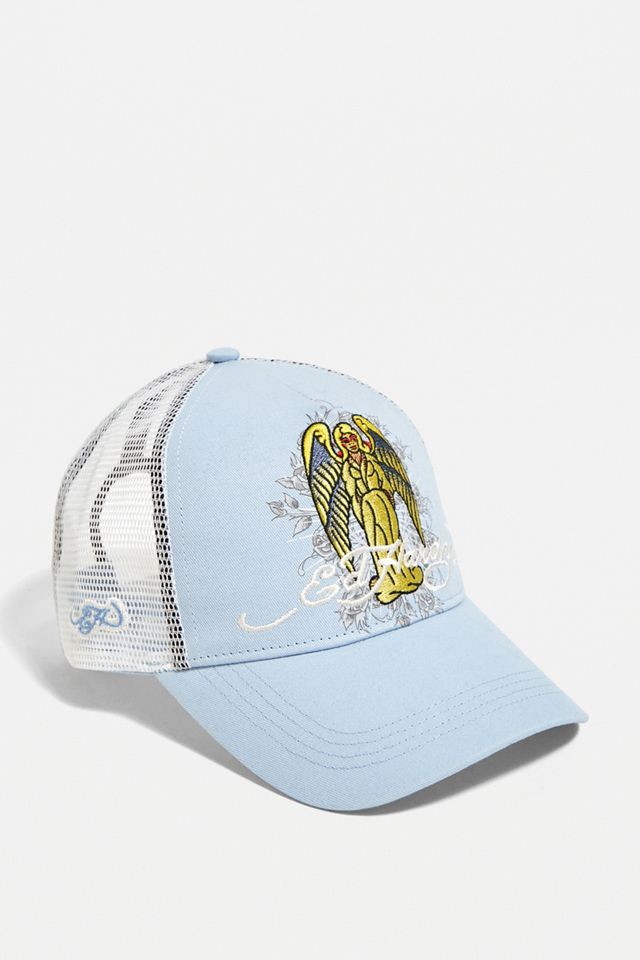 Ed Hardy - Casquette trucker ange bleu #3