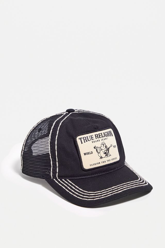 True Religion Concert Patch Navy Trucker Cap  #1