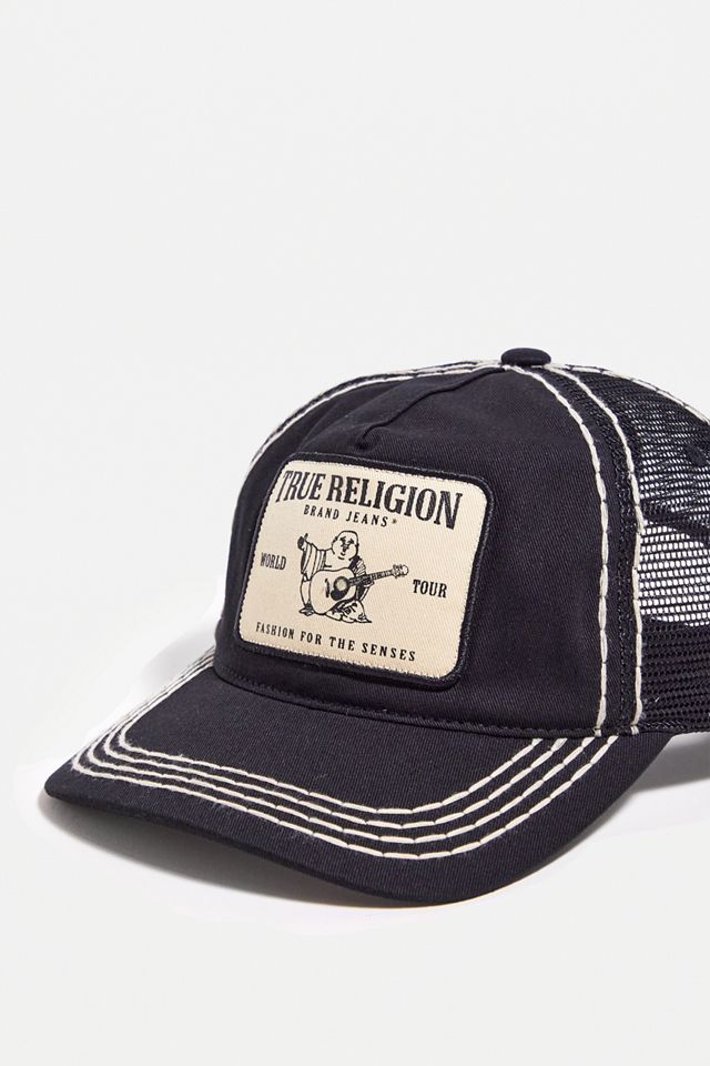 True Religion Concert Patch Navy Trucker Cap  #2