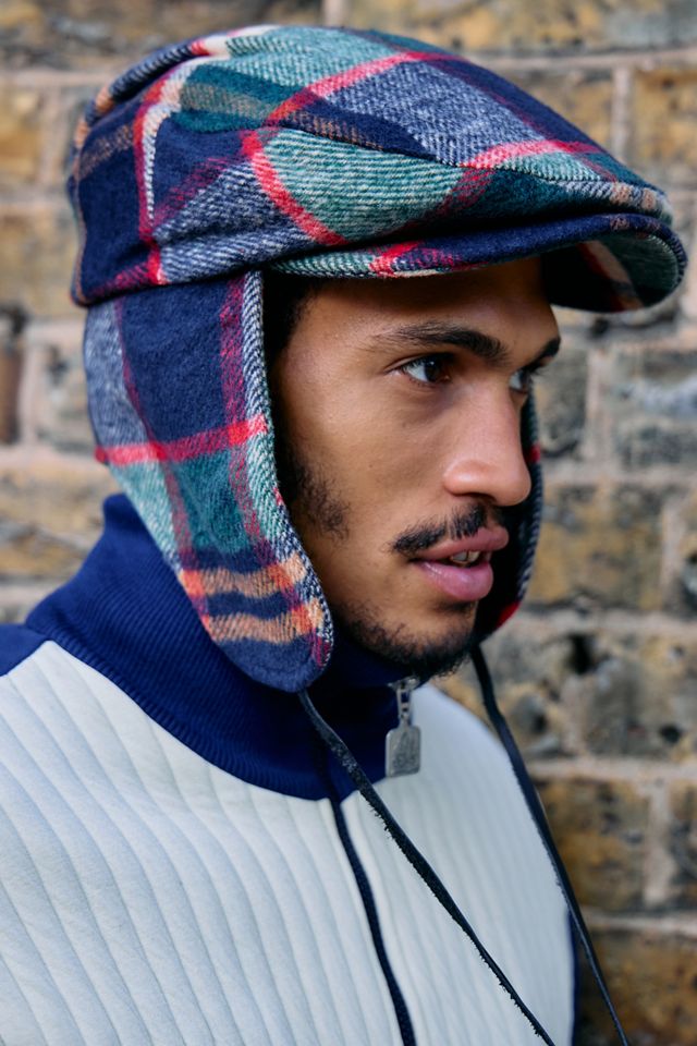 Brixton Barrel Earflap Flat Cap #2