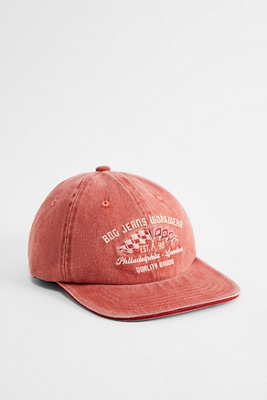 BDG Workwear Cap - Red at Urban Outfitters