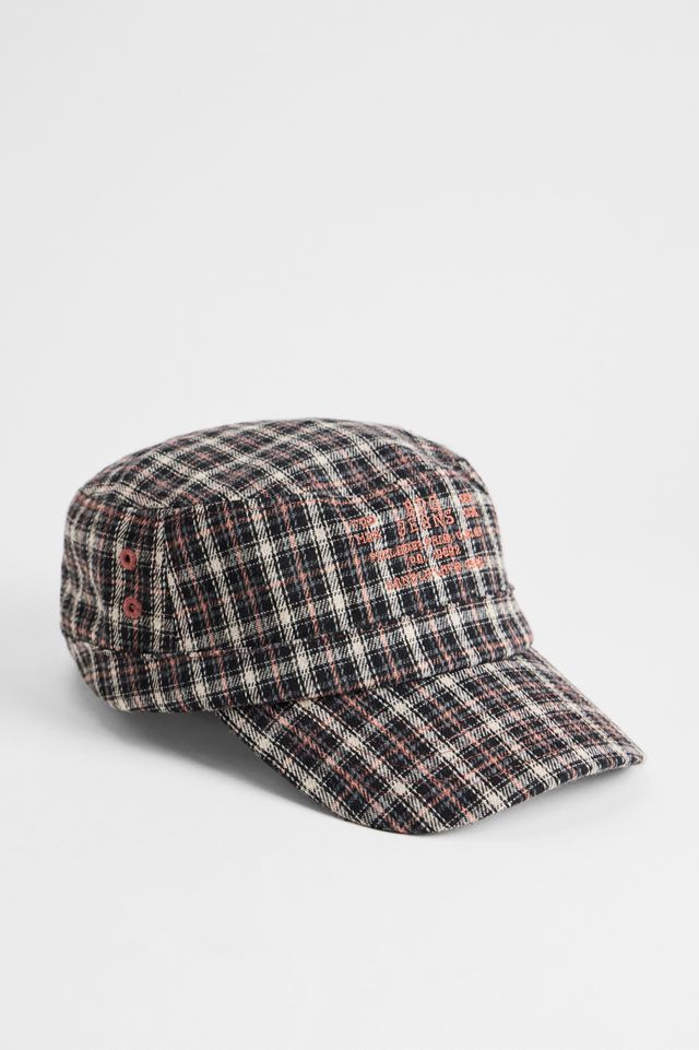 BDG Black Check Train Cap #1