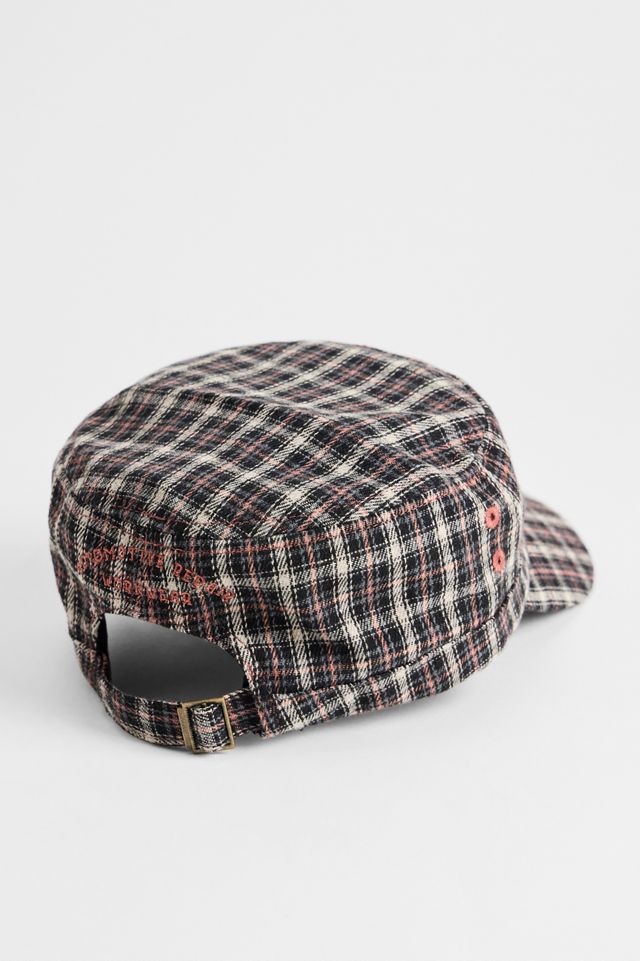 BDG Black Check Train Cap #3