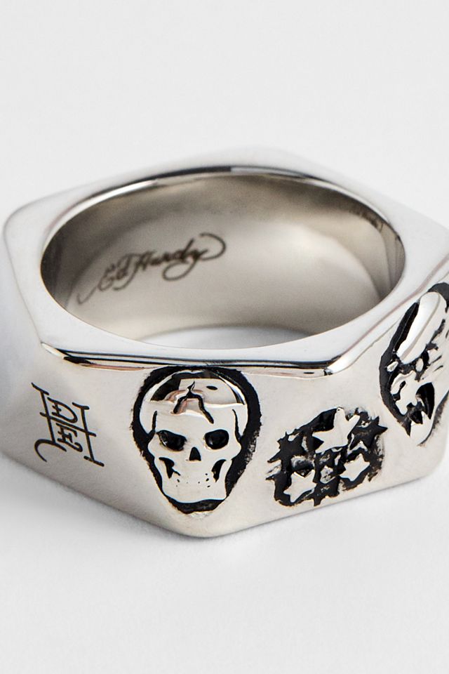Anillo de Calavera Glory Stars de Ed Hardy #1