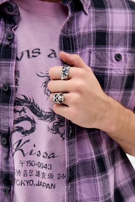 Ed Hardy Glory Stars Totenkopf-Ring