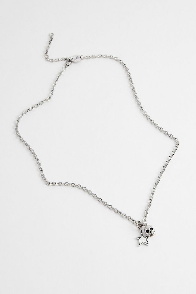 Collar con Colgante de Calavera Glory Stars Ed Hardy #1