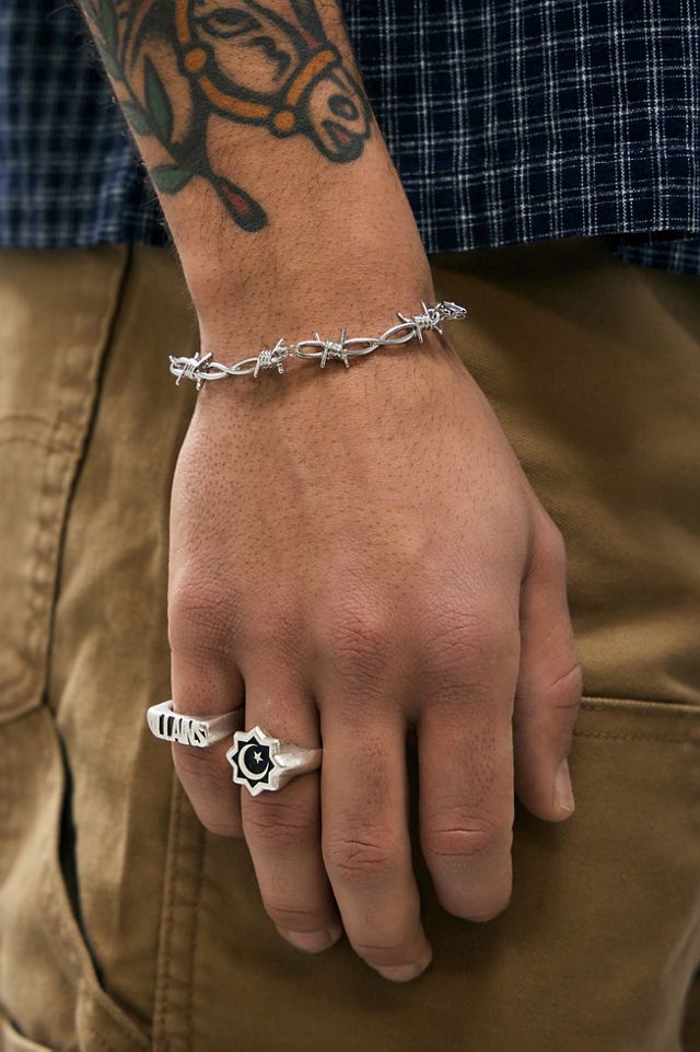 Silence + Noise Barbed Wire Bracelet  #1