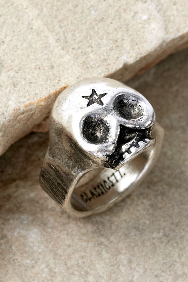 Icon Brand Burning Man 3D Skull Signet Ring #2