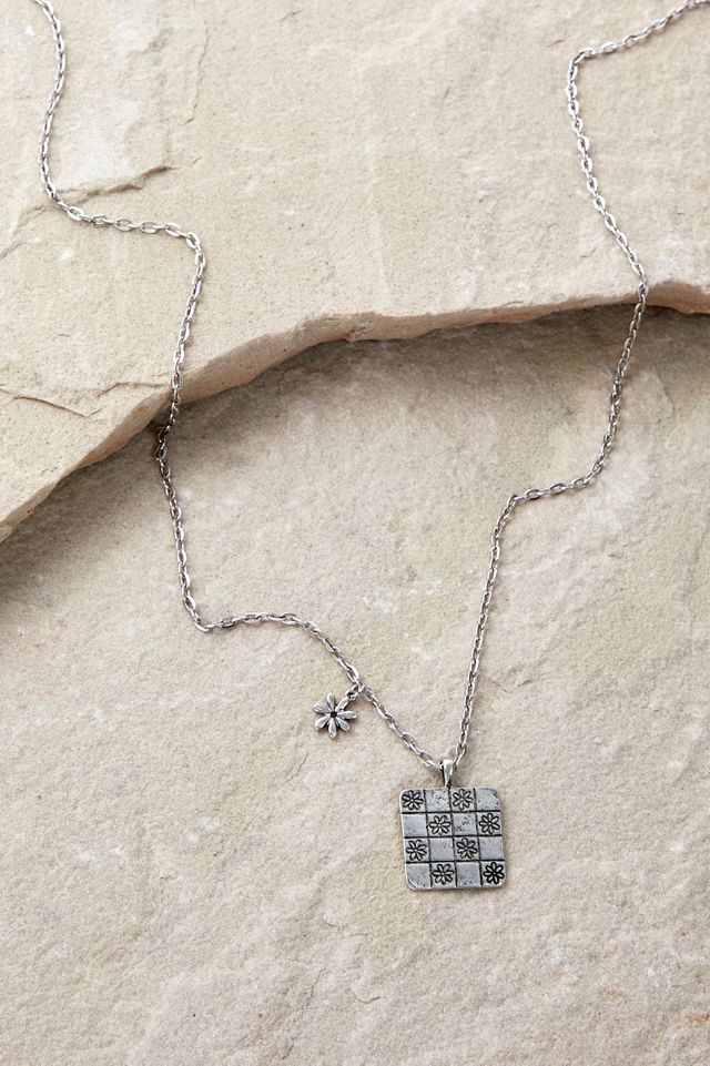 Icon Brand Peace Of Mind Checkers Necklace #1