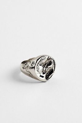 Ed Hardy Dragon Signet Ring
