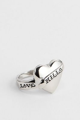 Bague Mini Cœur Ed Hardy Love Kills
