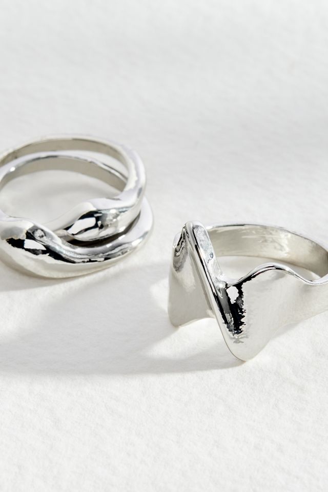 Silence + Noise Twist Rings 2-Pack #1