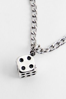Silence + Noise Dice Chain Pendant Necklace