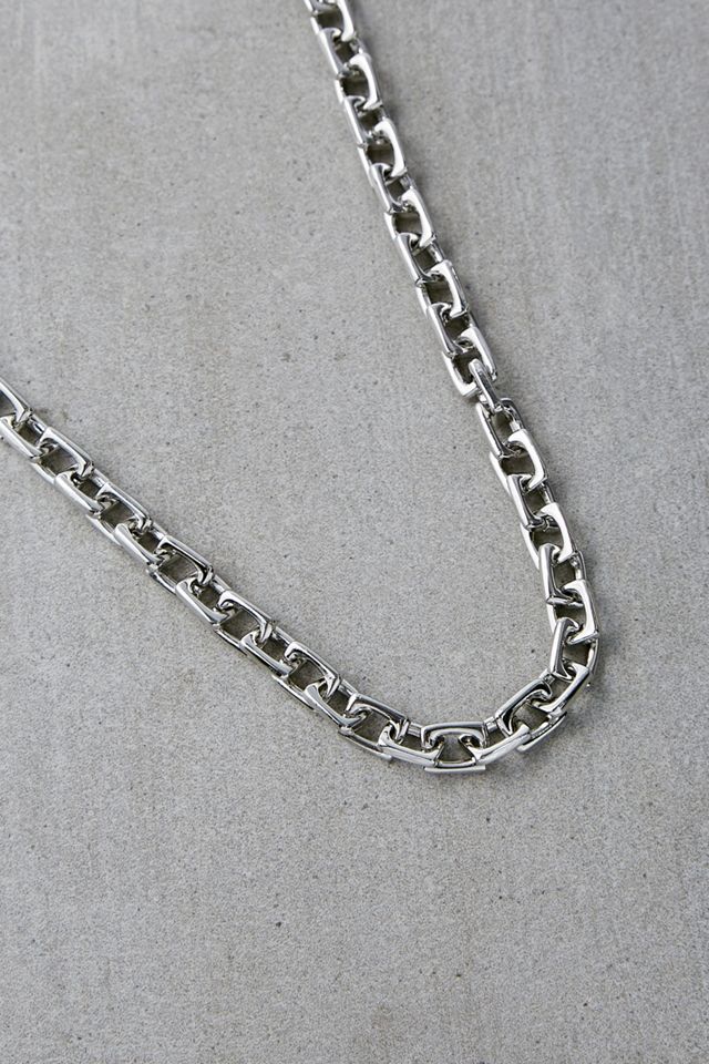 Collier chaîne à maillons carrés #1