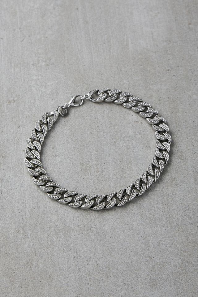 Pave Chain Bracelet | Urban Outfitters UK