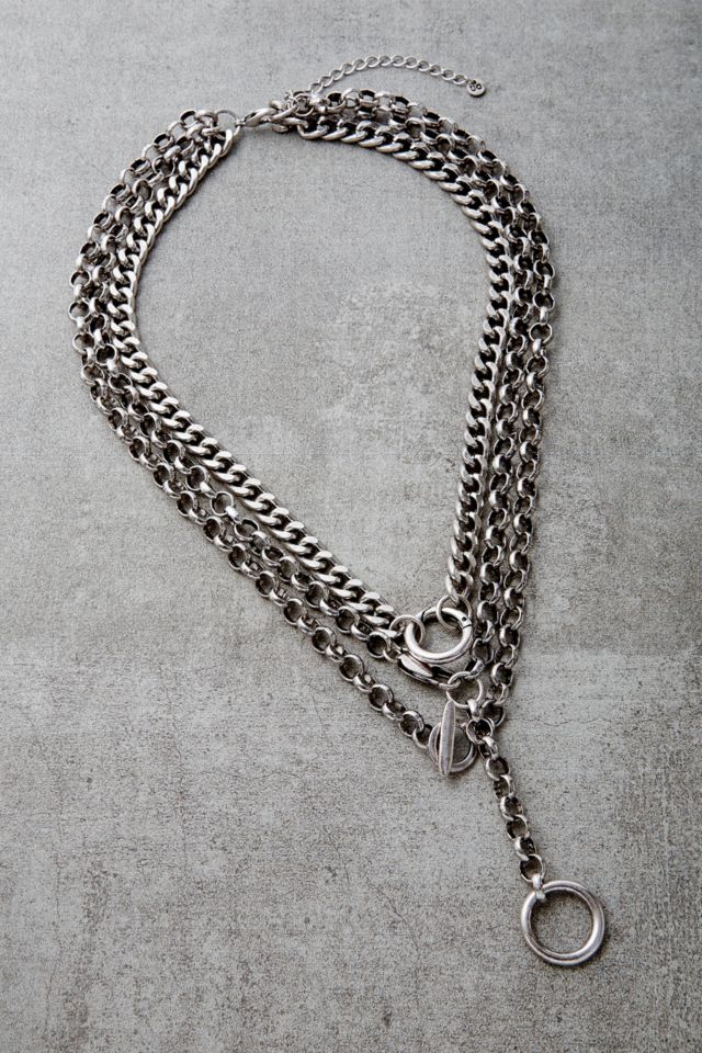 Chunky Multilayer Necklace Urban Outfitters Uk