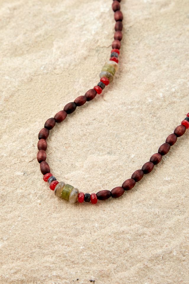 Wooden Bead Necklace #1