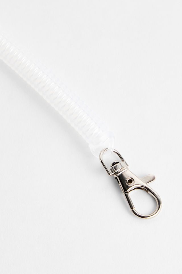 Clear Spaghetti Keyring #1