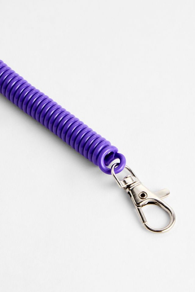 Purple Spaghetti Keyring #1