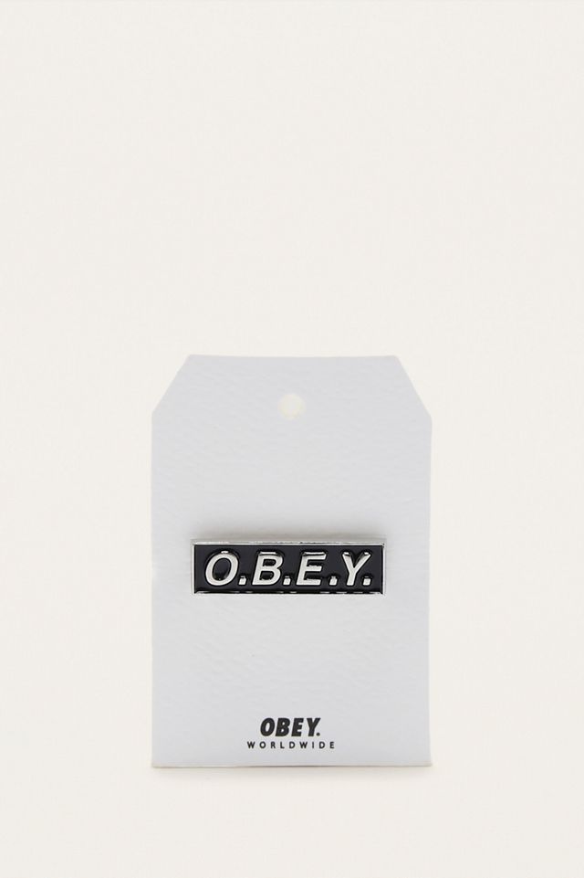 OBEY O.B.E.Y. Pin Badge #2