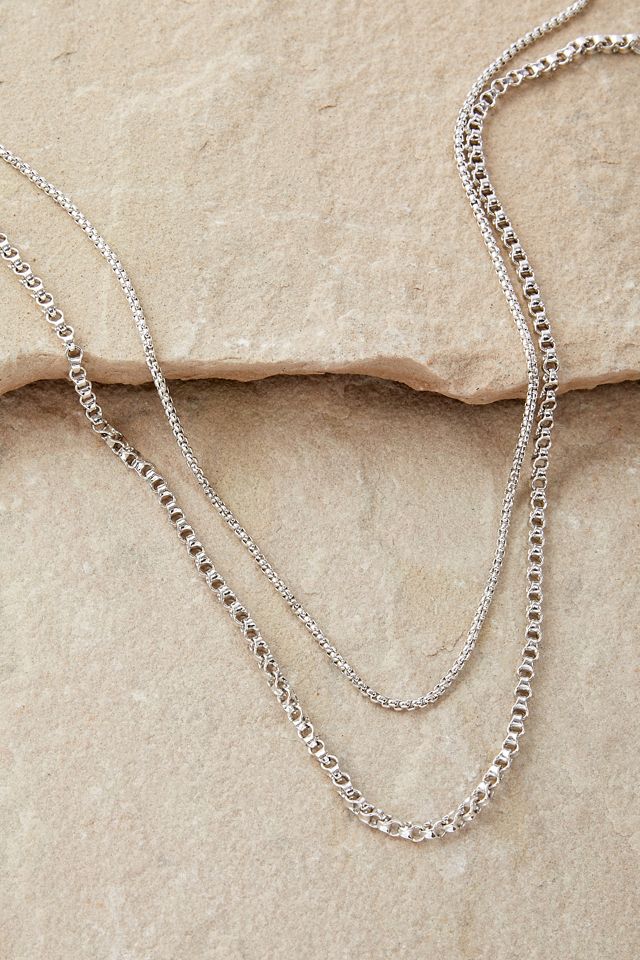 Simple Chain Multilayer Necklace | Urban Outfitters UK
