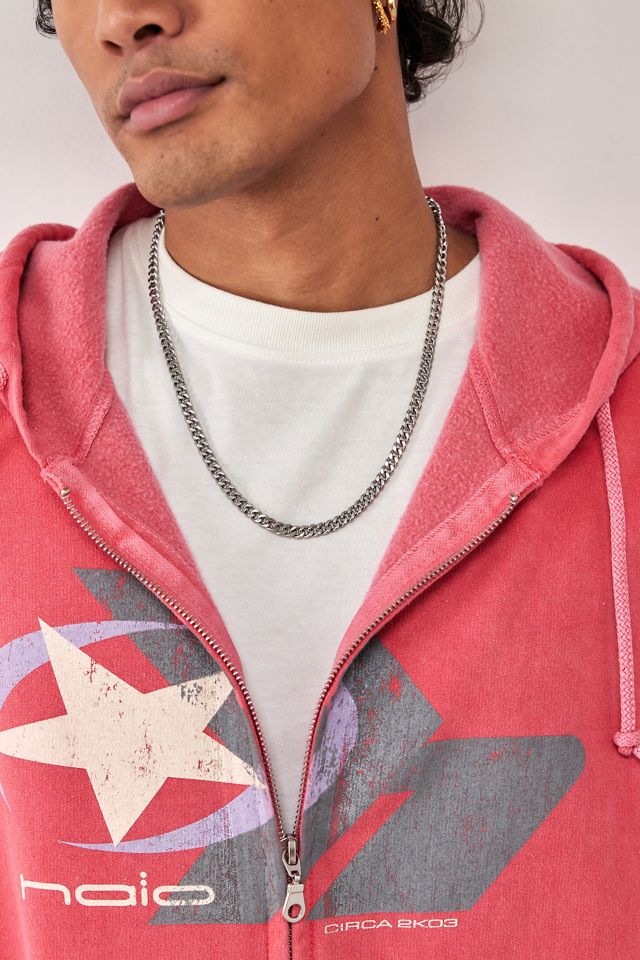 Silence + Noise Tarnished Tight Link Chain Necklace  #1