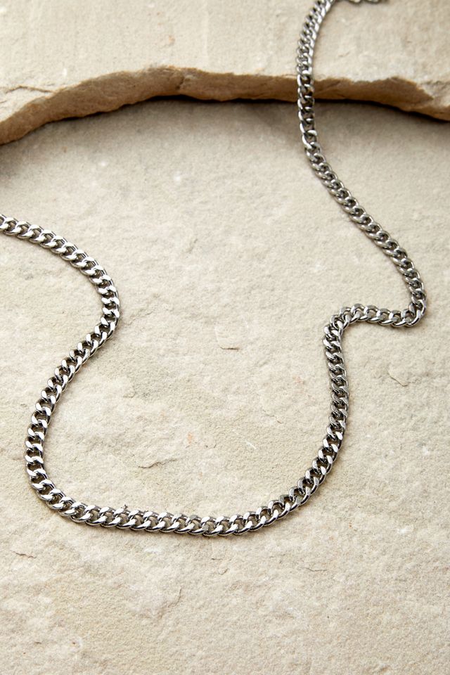 Silence + Noise Tarnished Tight Link Chain Necklace  #2