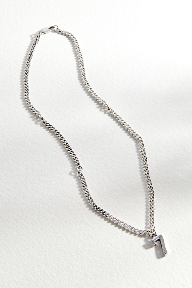 Silence + Noise Lucky Number 7 Pendant Necklace #1