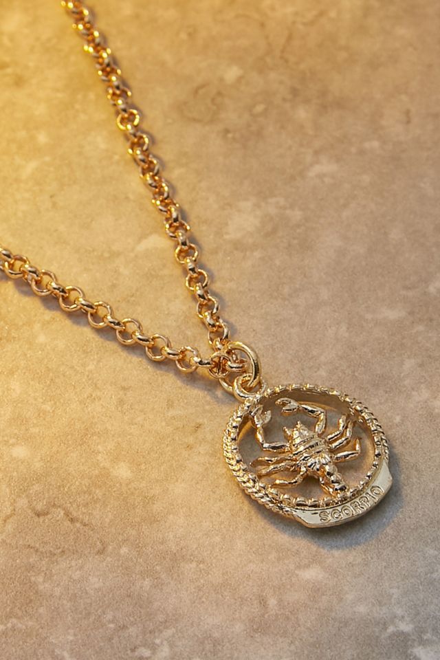 Scorpio necklace hot sale urban outfitters