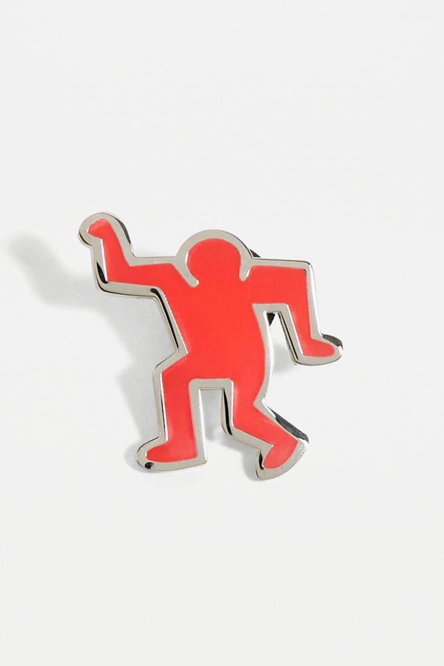 PINTRILL © Keith Haring Foundation - Broche homme dansant #2