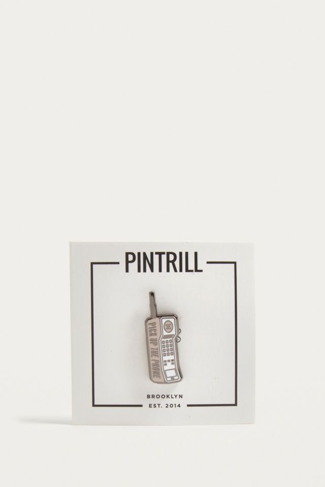 Pintrill Pick Up The Phone Pin Badge | Urban Outfitters UK