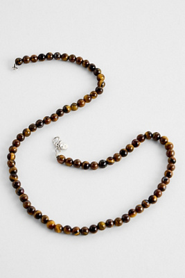UO Brown Stone Choker Necklace Product Page