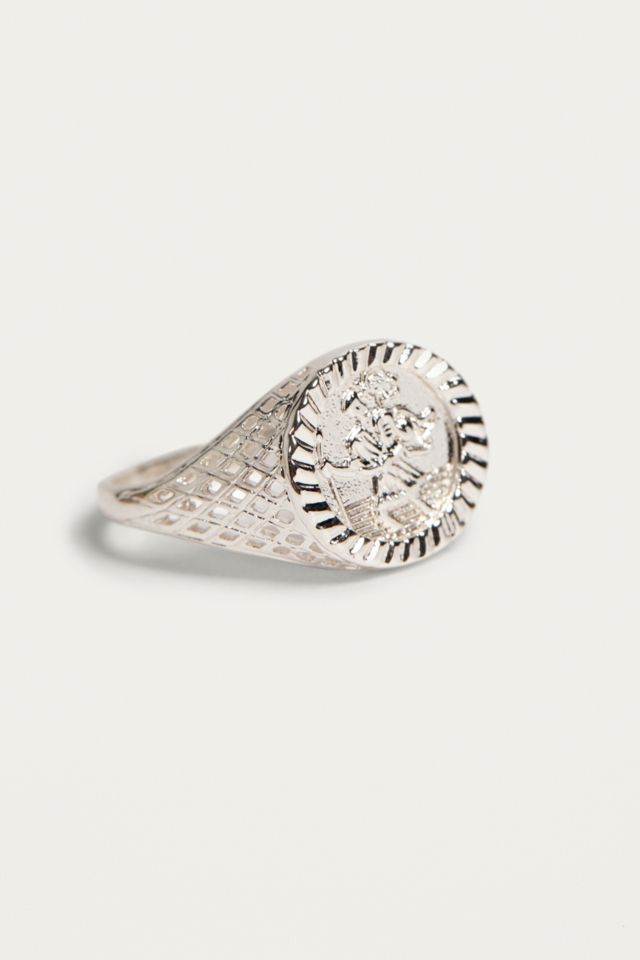 St christopher sovereign on sale ring