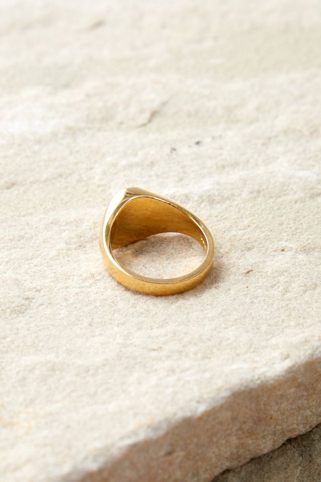 Catena + anello sigillo ovale semplice  #2