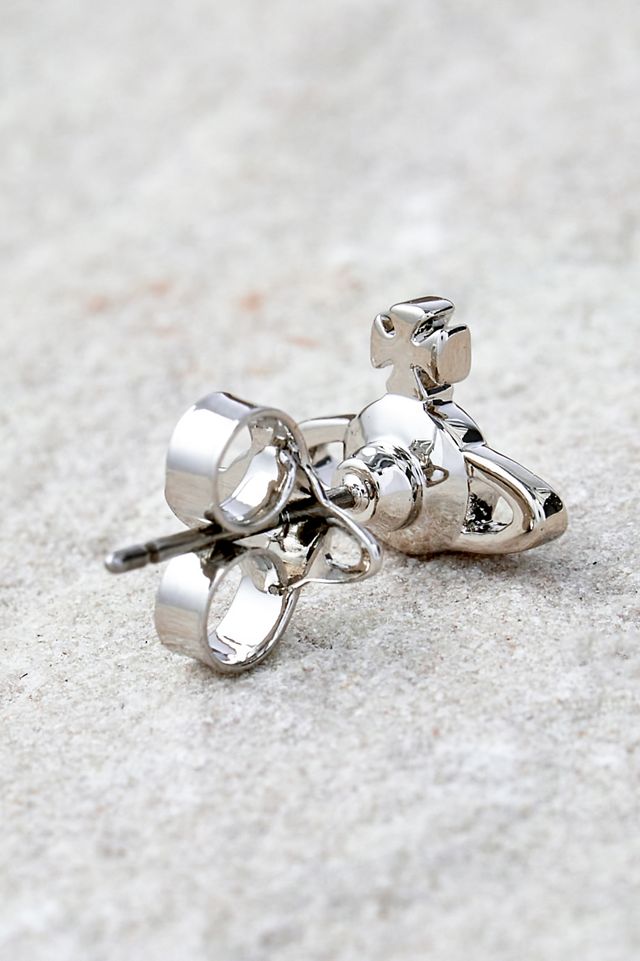 安心 国内即発 VIVIENNE WESTWOOD NANO SOLITAIRE SINGLE STUD Vivienne Westwood Nano Single Stud Earring | Mainline