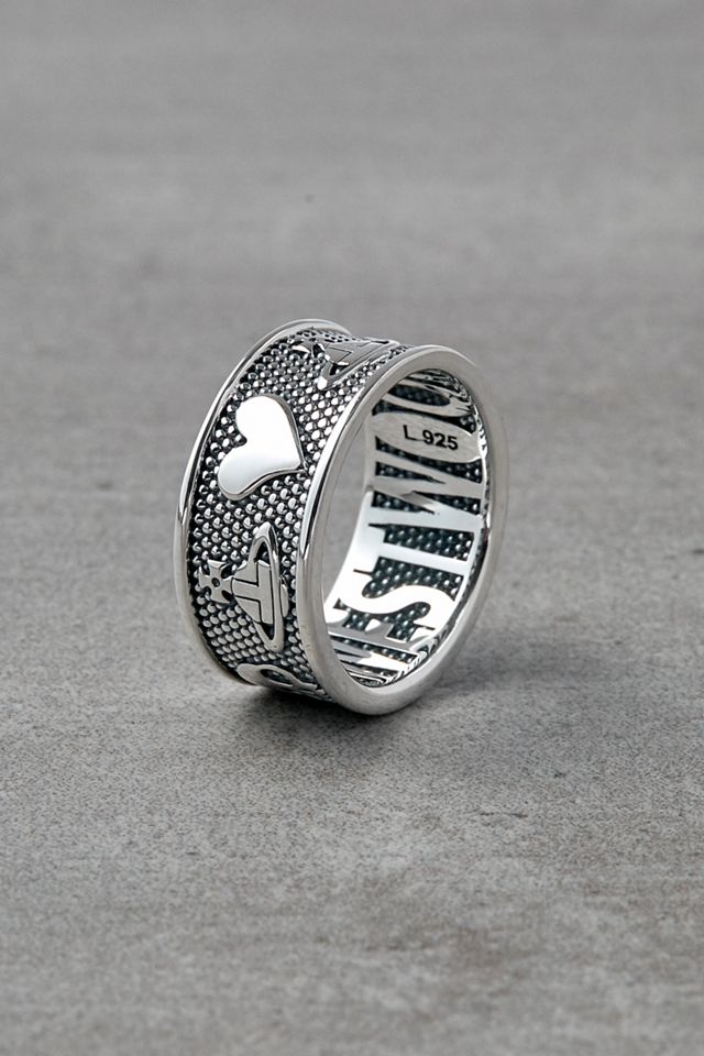 Vivienne Westwood Gold-Tone Silver Kingston Ring | Urban