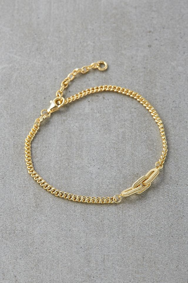 Serge DeNimes Gold-Plated Silver Corda Bracelet Urban Outfitters UK