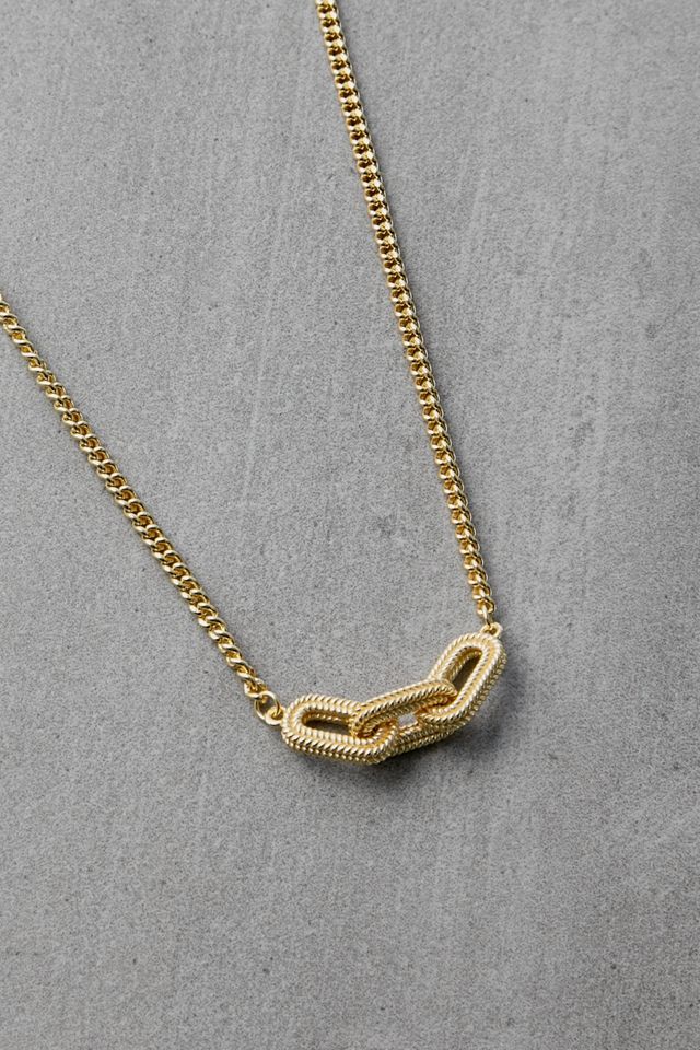 Serge DeNimes - Collier en argent plaqué or Corda #1