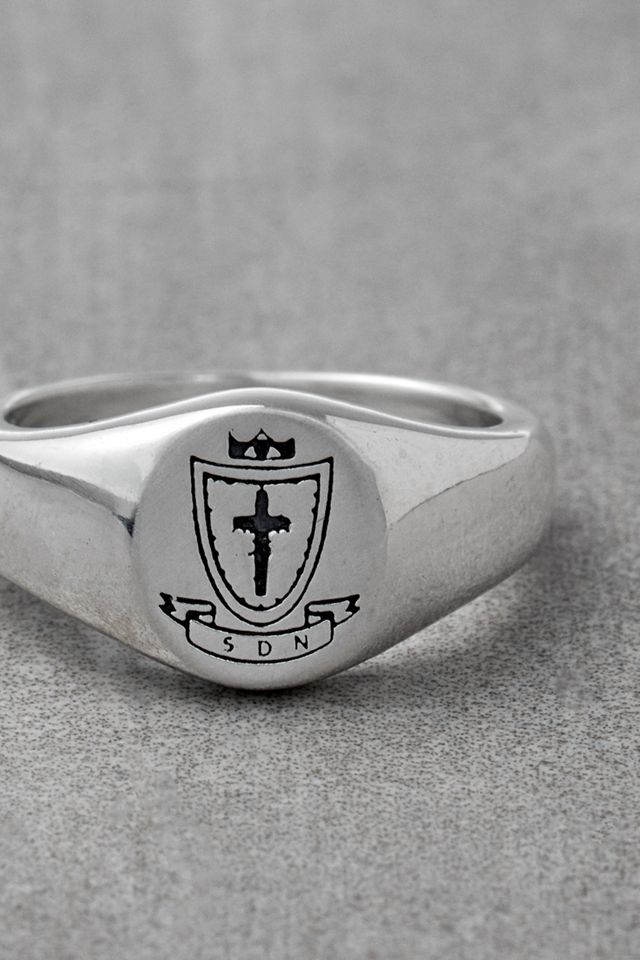 Serge DeNimes Sterling Silver Crest Ring #1