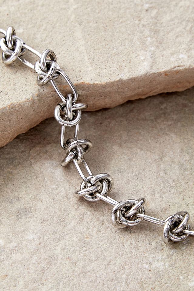 Silence + Noise – Armband aus Knotenkette #1
